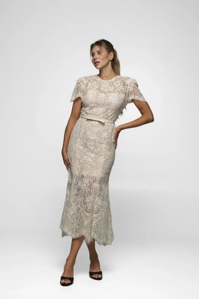 Lace Midi Dress